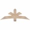 Ekena Millwork Davenport Smooth Timber Gable Bracket, Douglas Fir, 60"W x 22"H x 1 1/2"D x 5 1/2"F, 9/12 Pitch GBW060X22X0206DAV00SDF - alternate 1